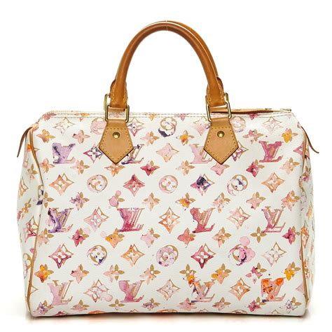 lv watercolor collection|louis vuitton speedy 30 watercolor.